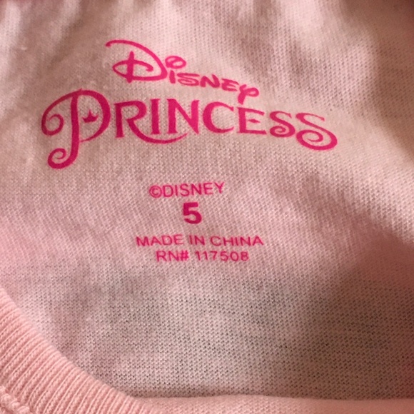 Disney Princess 2 piece set t-shirt &leggins size 5. - Picture 3 of 7